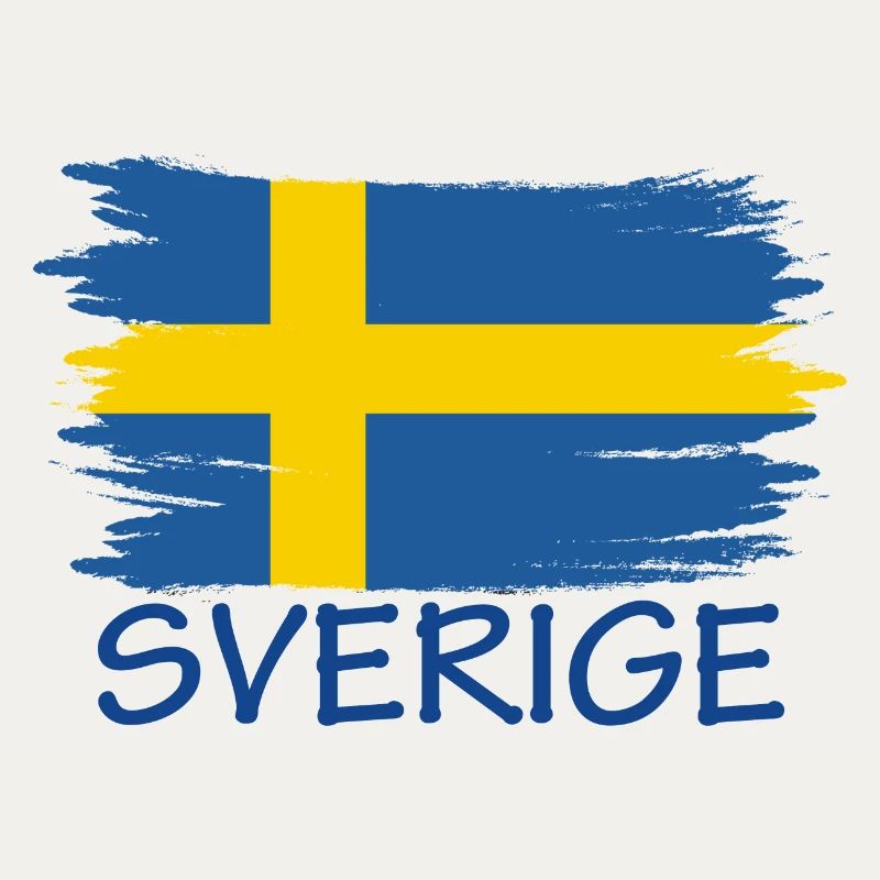 Sverige Suède Suède Conception du drapeau de la Suède