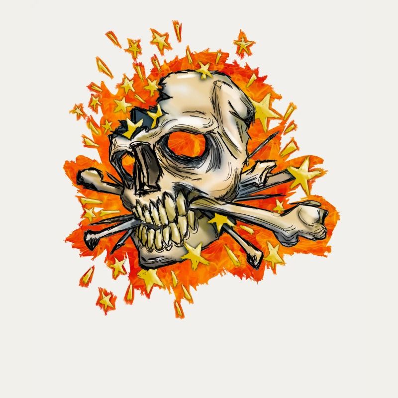 exploding skull