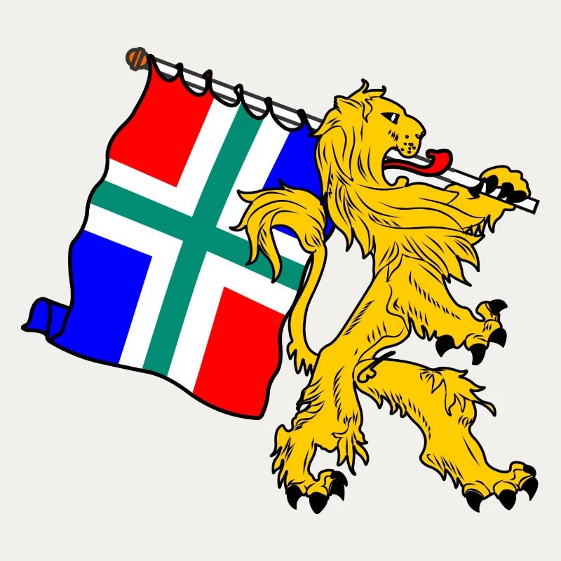 Lion avec drapeau Groningue