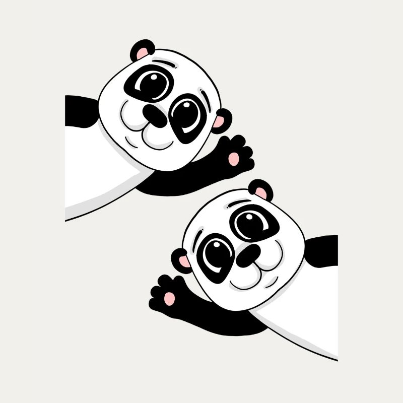 Cute pandas
