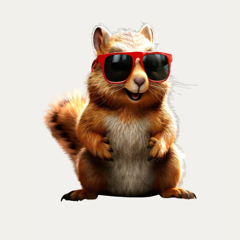 Squirrel Sunglasses I Love Squirrel