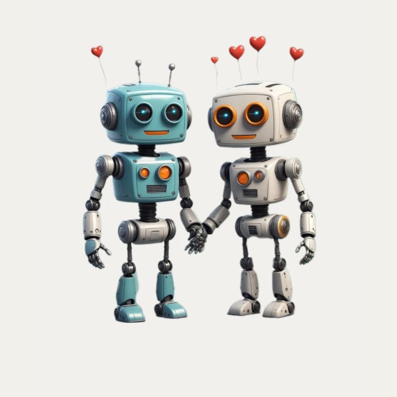 Roboter Pärchen