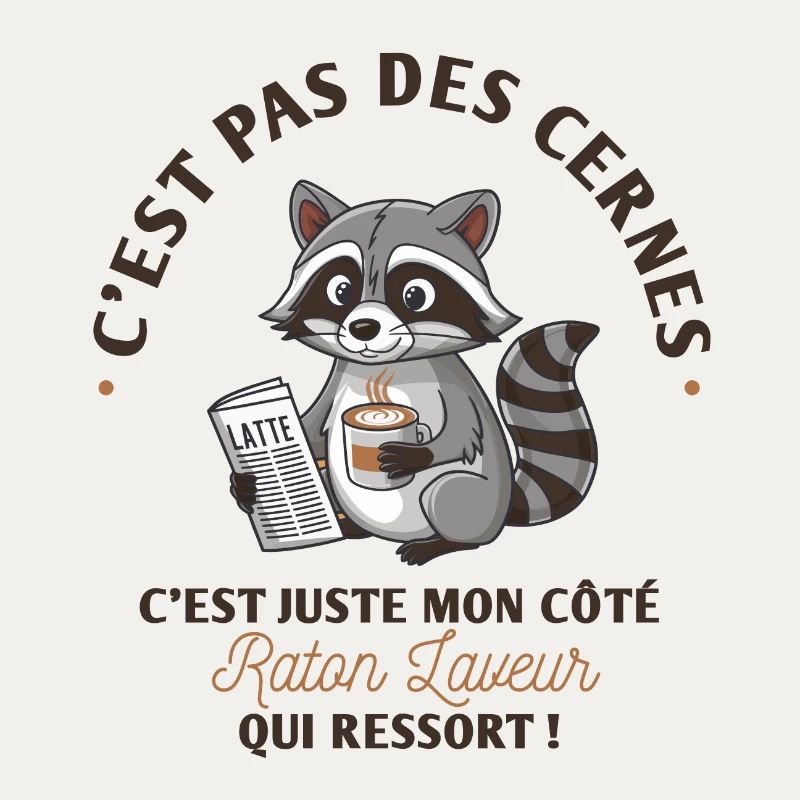 C'est pas des cernes, c'est mon côté raton laveur