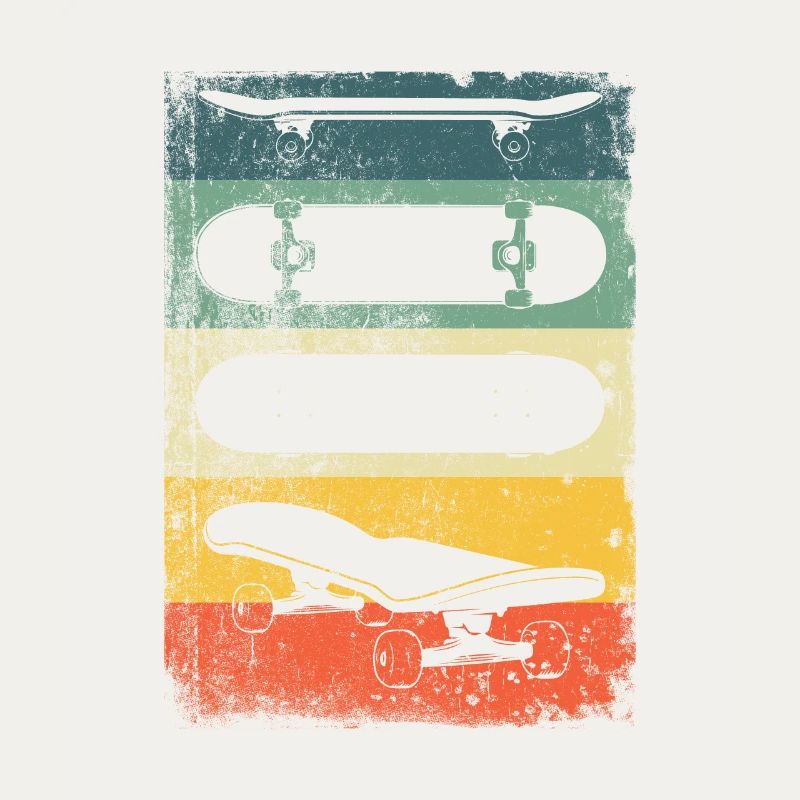 Skateboard Retro