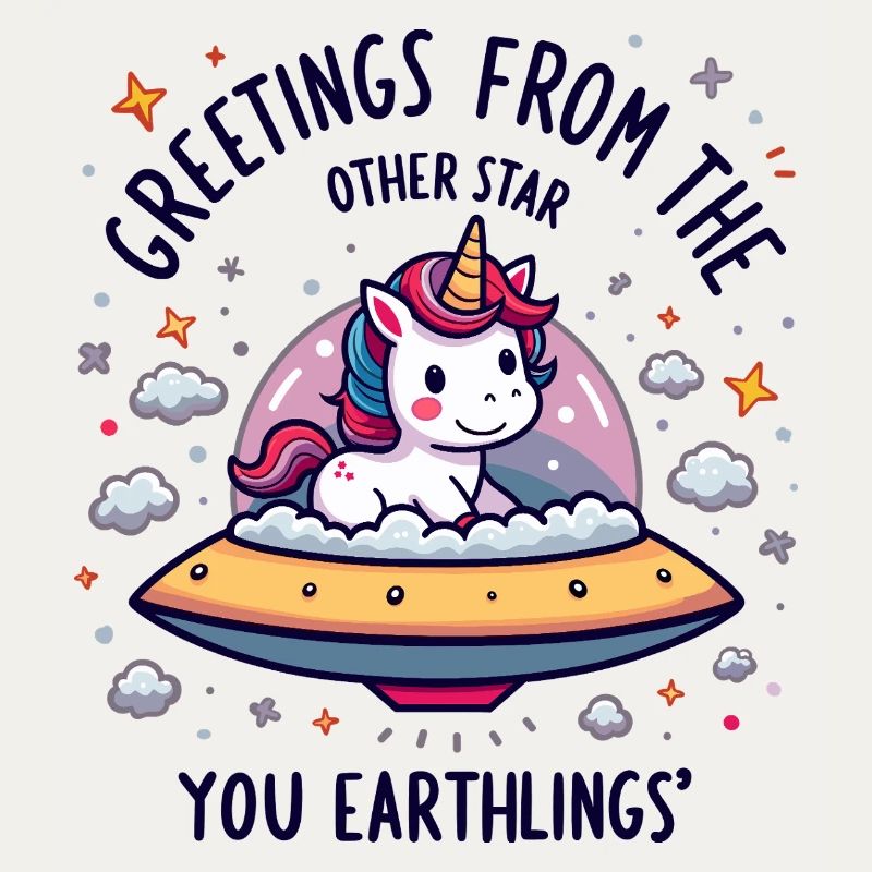 Licorne vue de l’espace