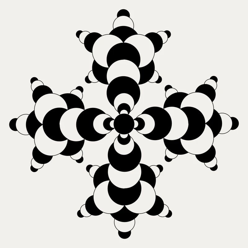 Fractal molecuul graancirkel