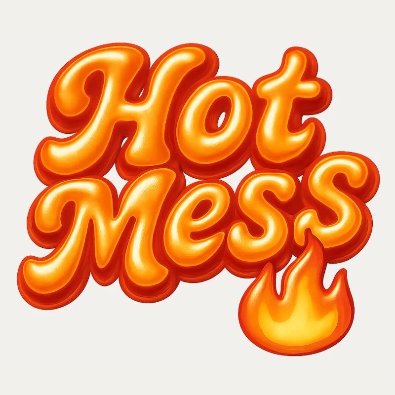 hot mess / y2k statement design