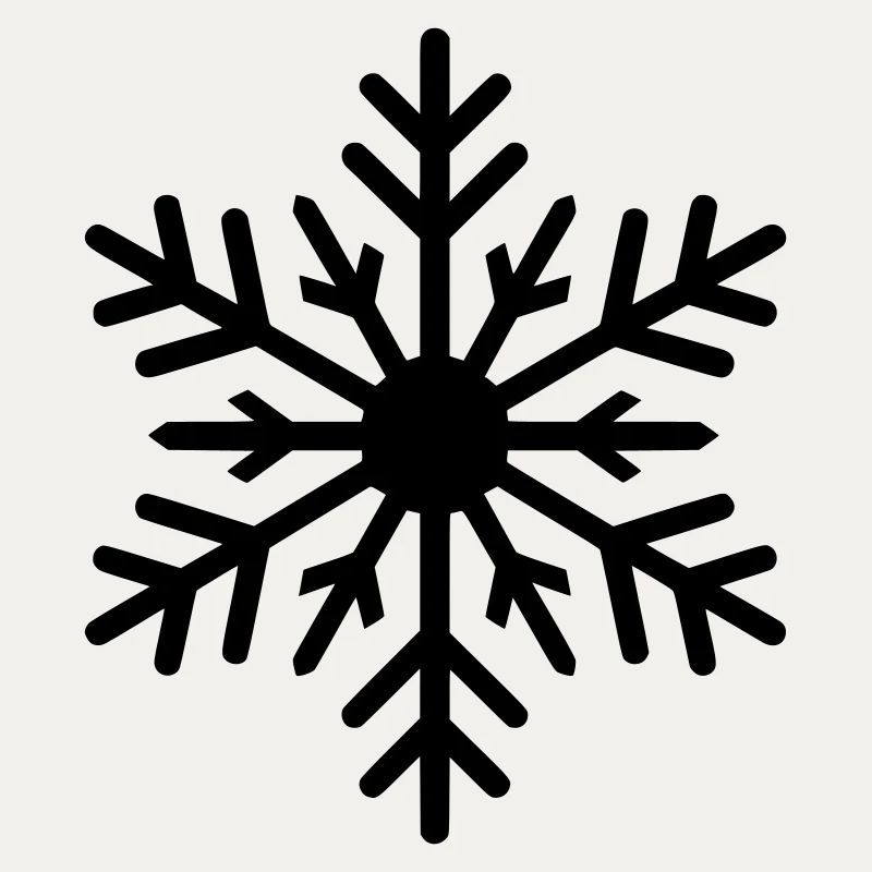 Schneeflocke, Eiskristall, Farbe variabel