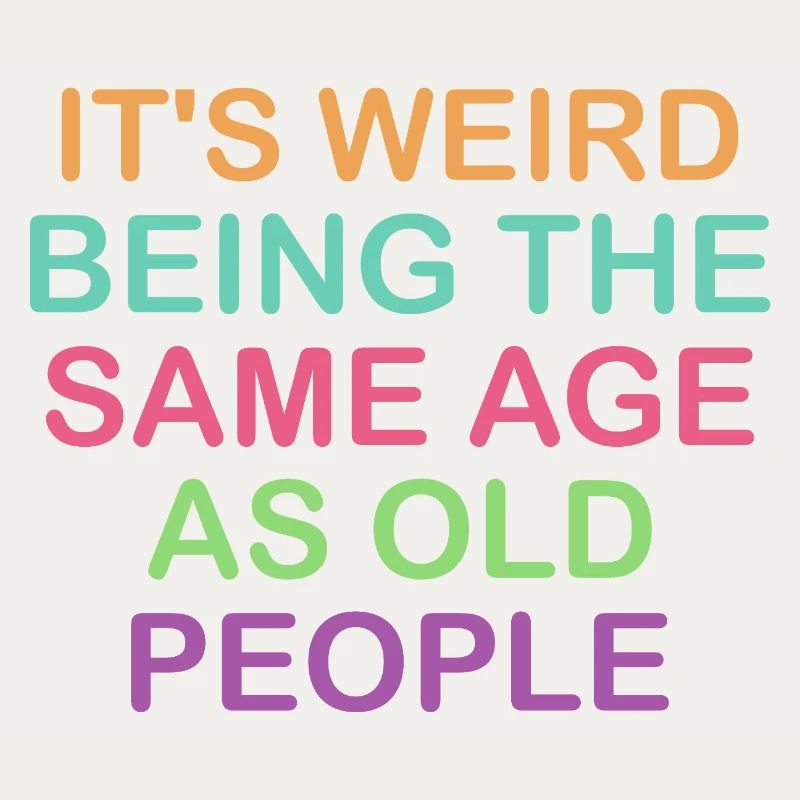 Humorous Age Comparison Design