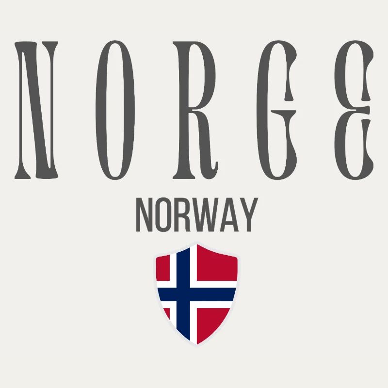 Norwegian pride, minimalist sleek design