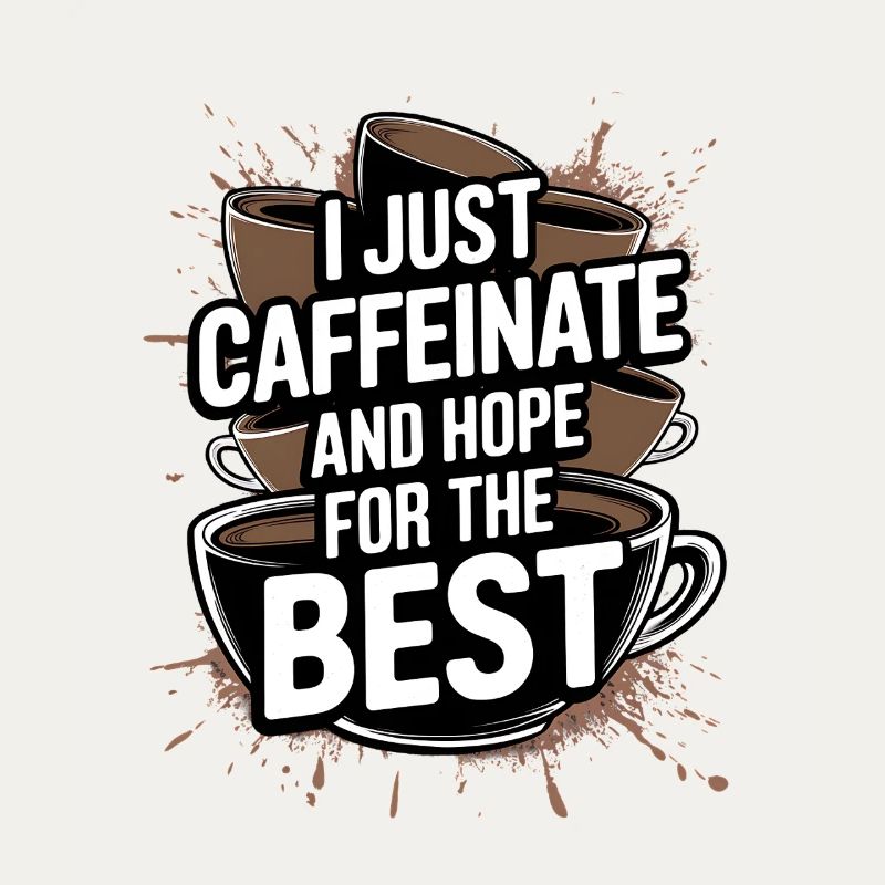 Koffein und Hoffnung auf das Beste
