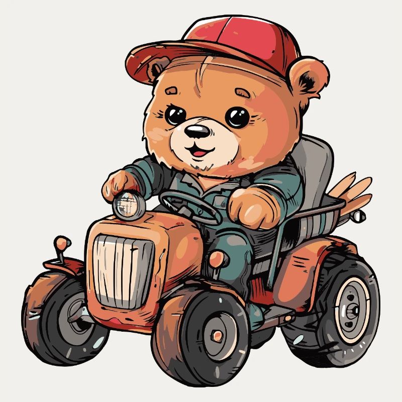 Bear Tractor Farmer