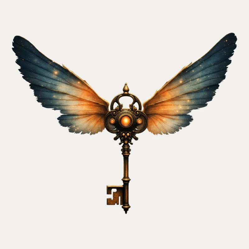 Winged Key Steampunk