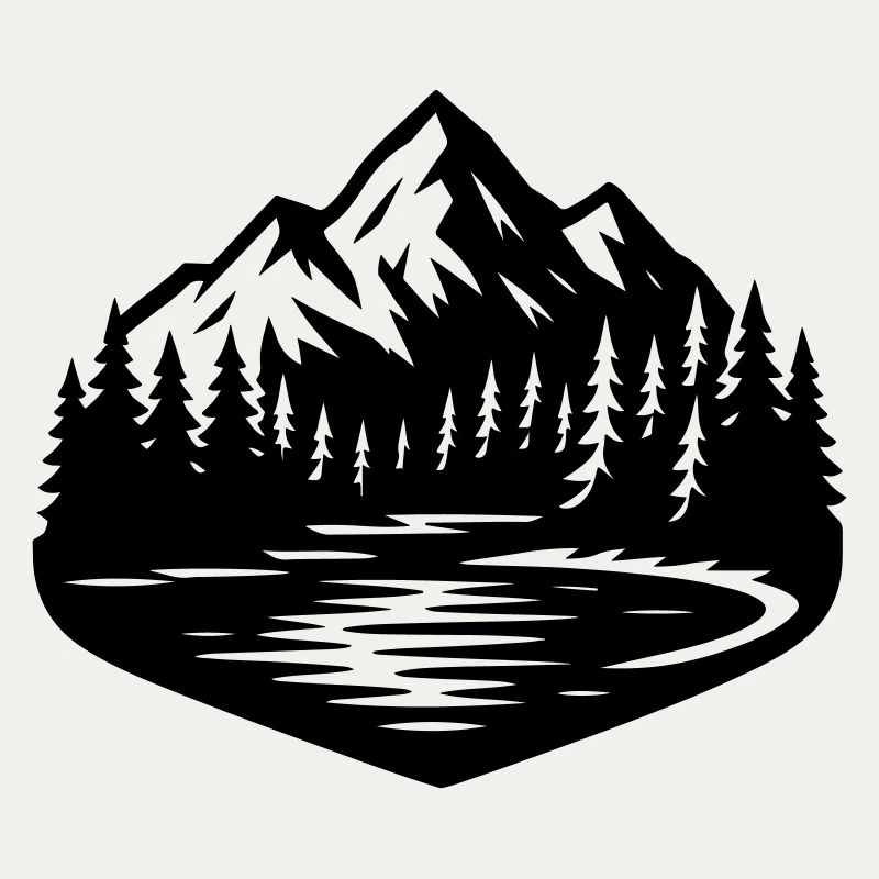 Berge Landschaft Wald