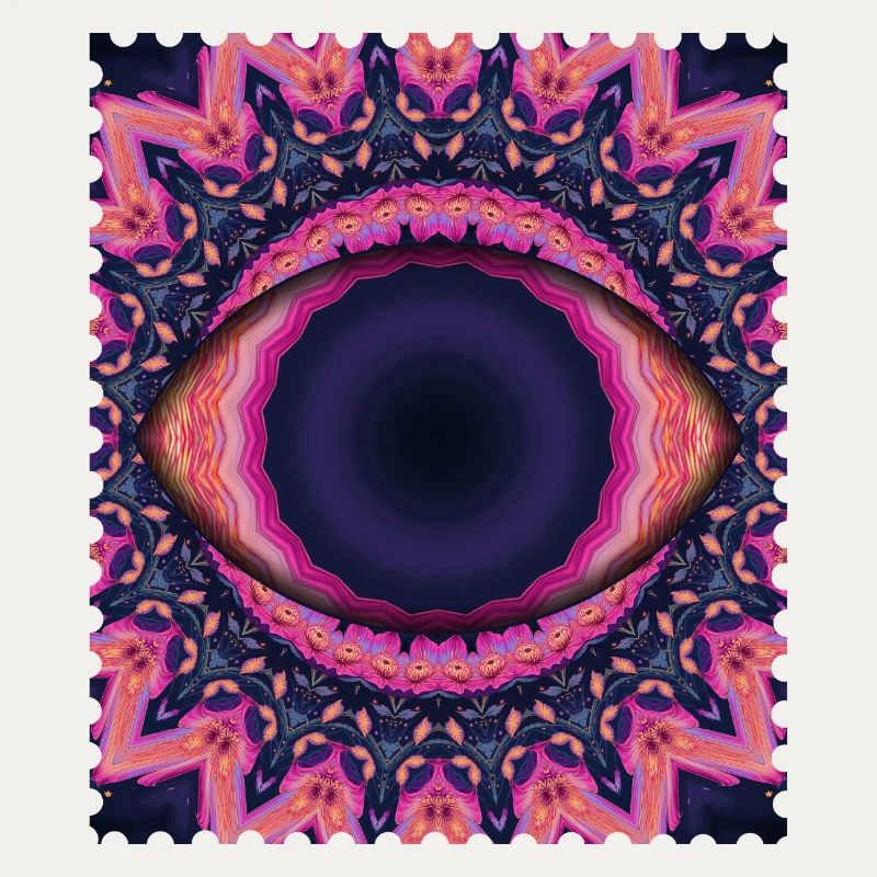 Psychedelic Eye Mandala
