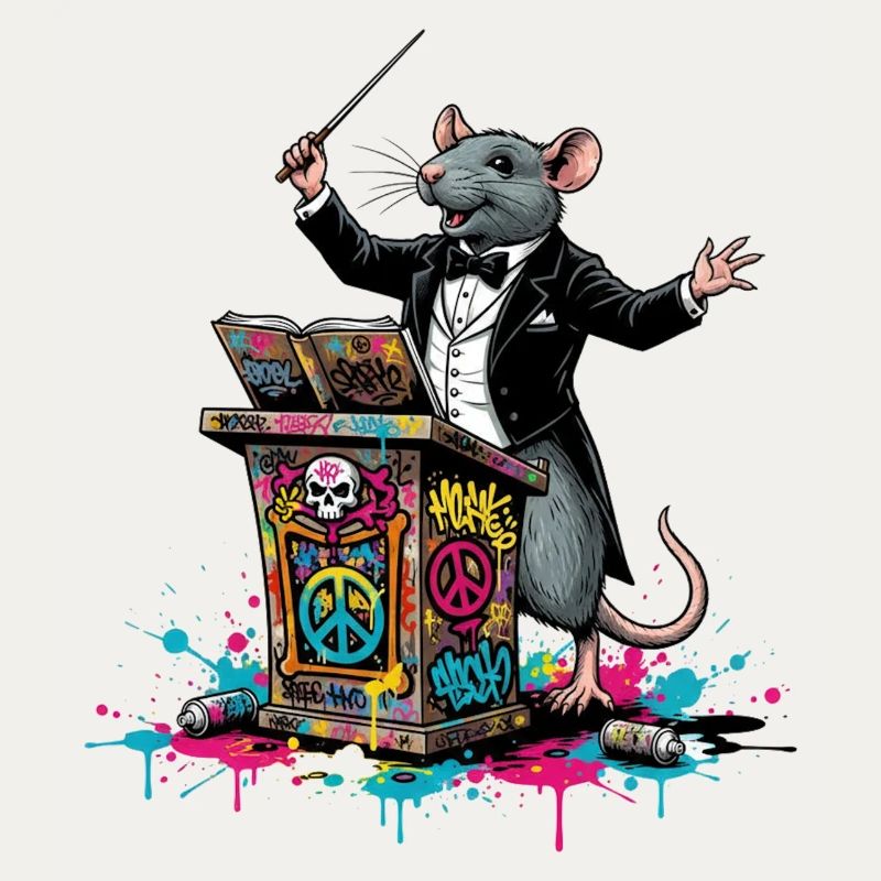 Dirigent | Graffiti-Ratten-DJ Gala
