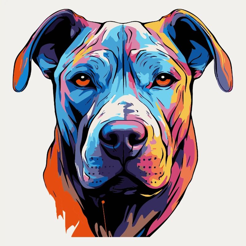 Dog Comic Pop Art