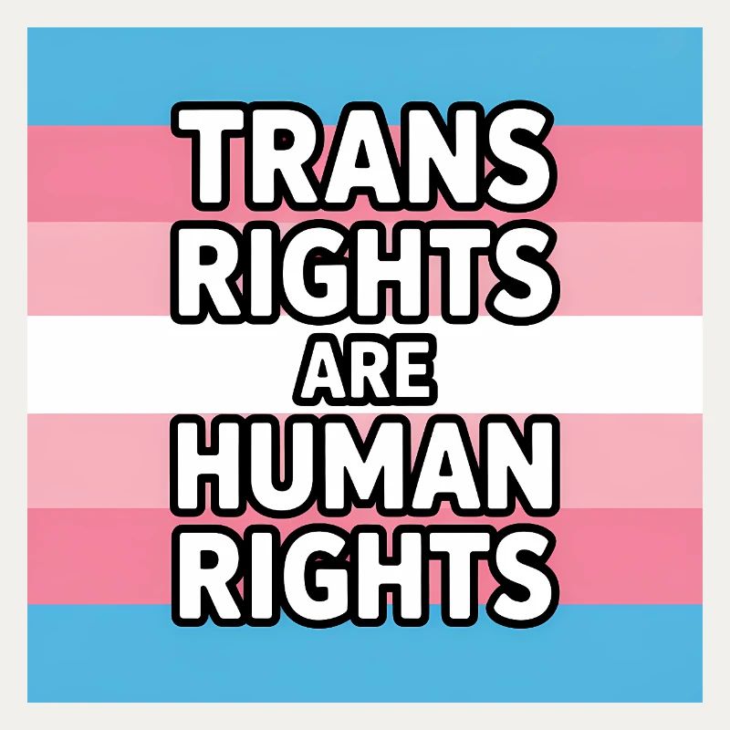 Trans-Rechte sind Menschenrechte – Pride Tee