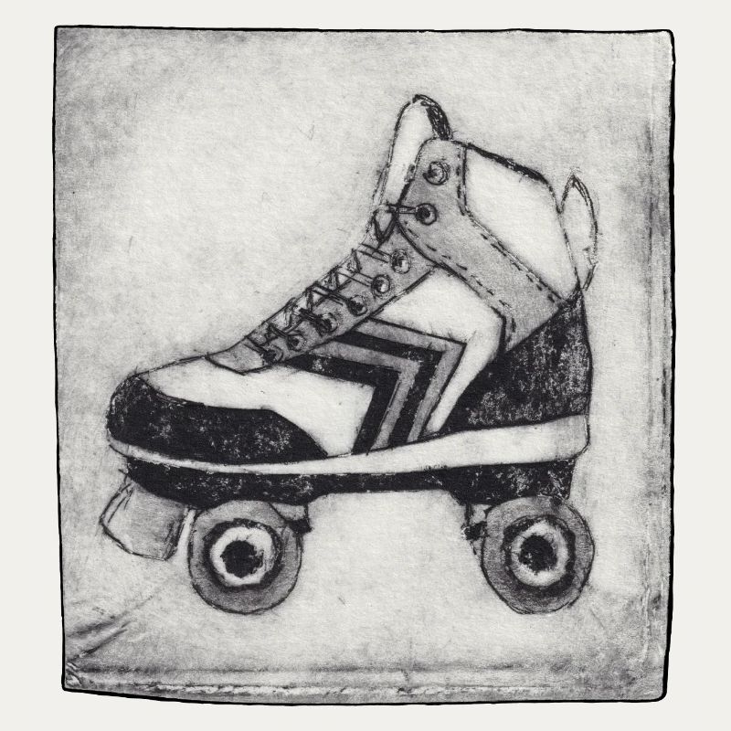 Roller Roller Retro - Sculpté à la main imprimable