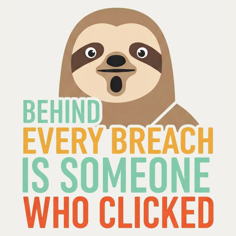 Behind Every Breach Sloth IT Security