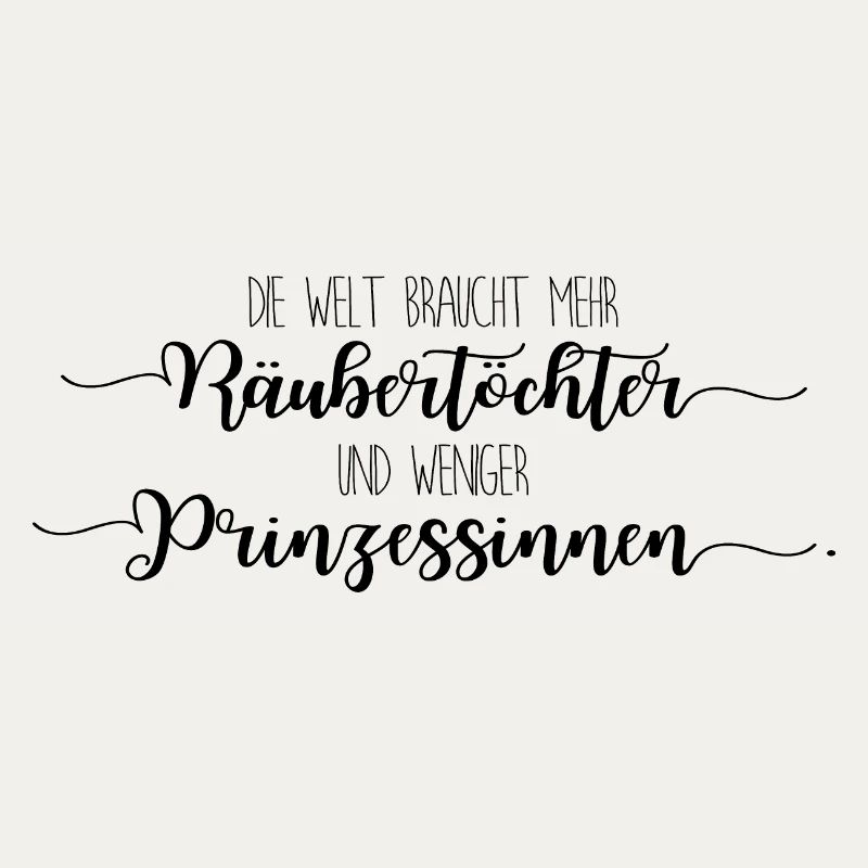 Räubertochter oder Prinzessin - schwarz