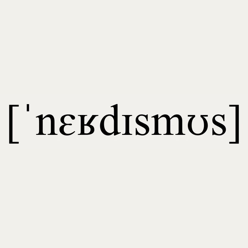 Lautschrift Nerdismus