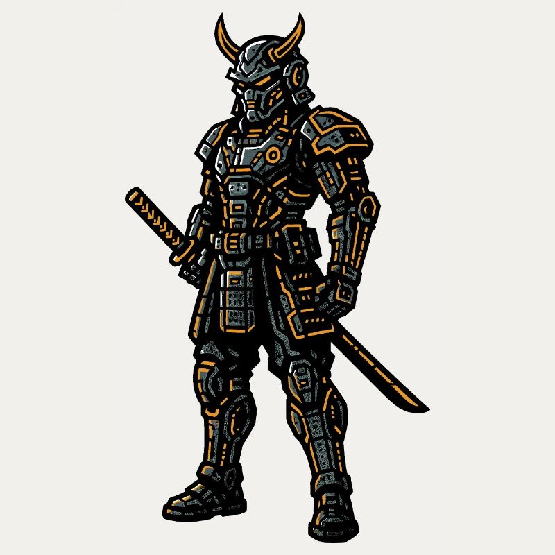 Cyberpunk Samurai