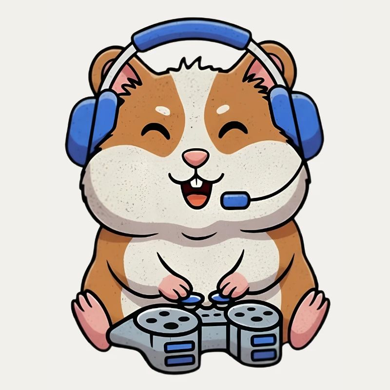 Hamsters while gaming