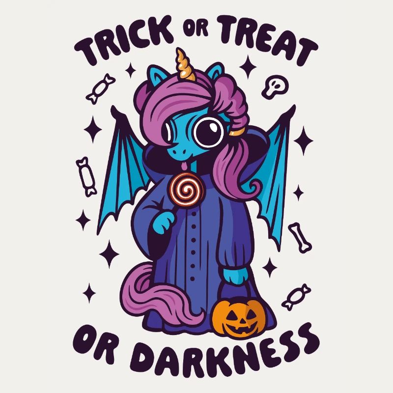 Dark Candy Unicorn - Süßes oder Saures oder Dunkelheit