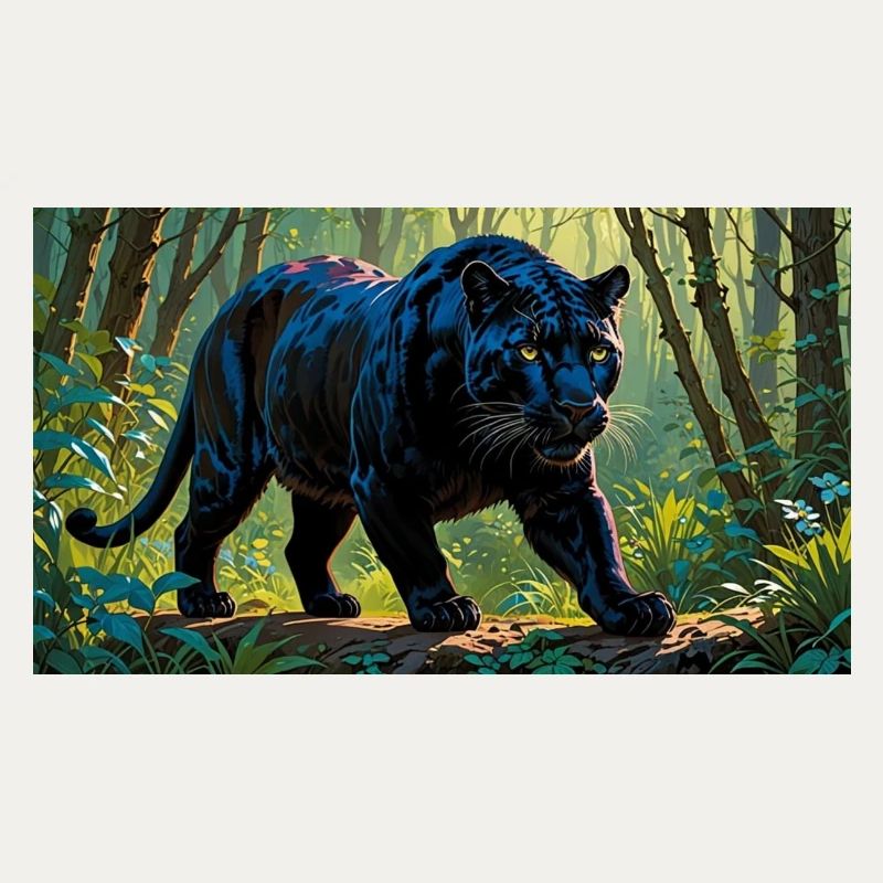 schwarzer panther