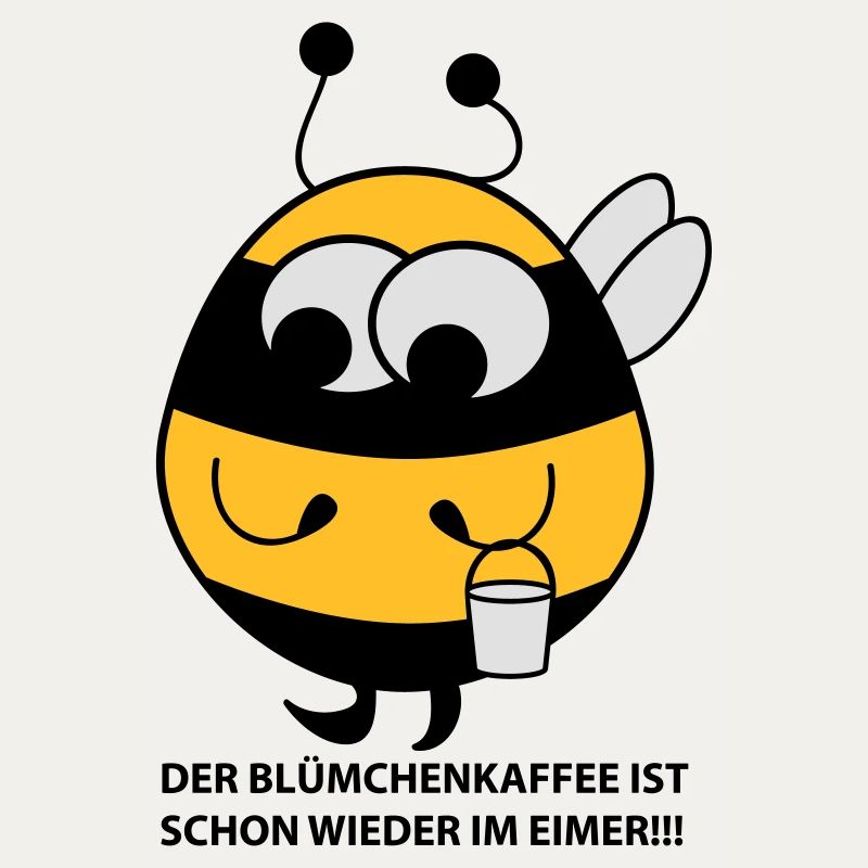 Biene mit Eimer