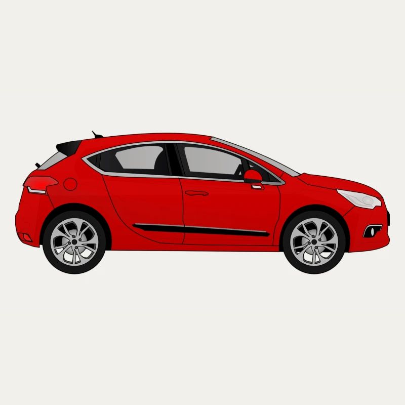 Rotes Auto
