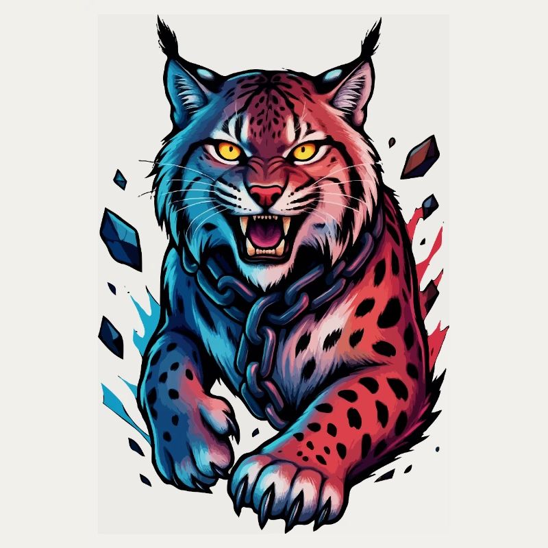 Lynx on the attack