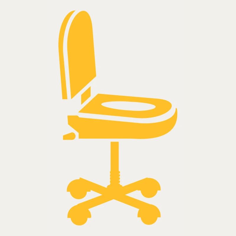 Nerd chaise de bureau de commodité / convinience