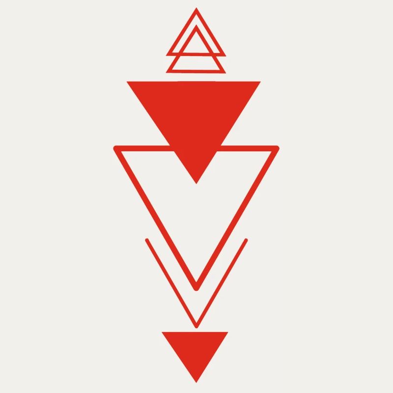 Triangular symbol (red)