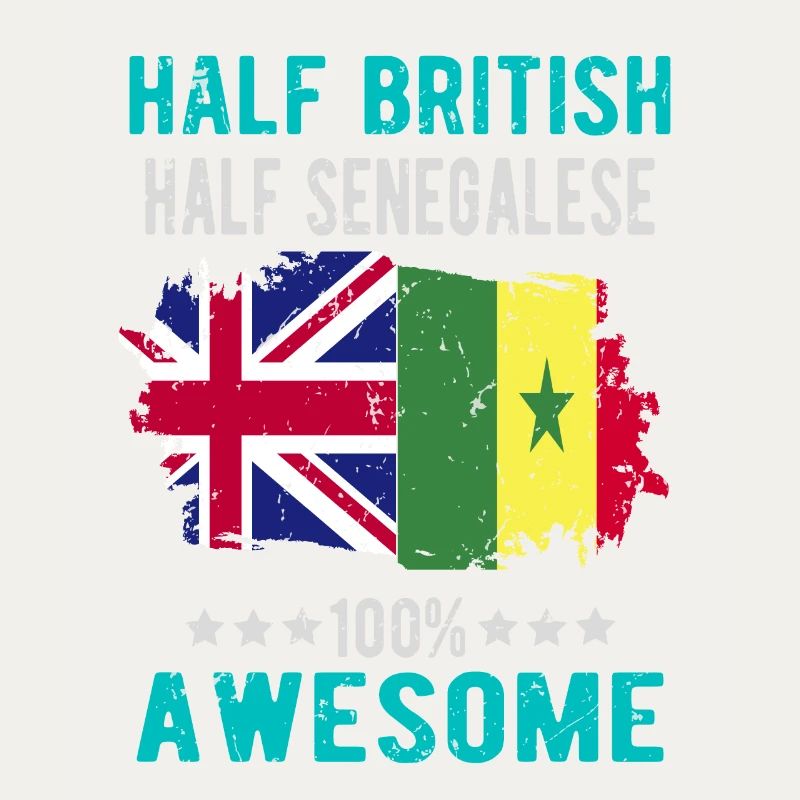 Moitié britannique moitié sénégalais