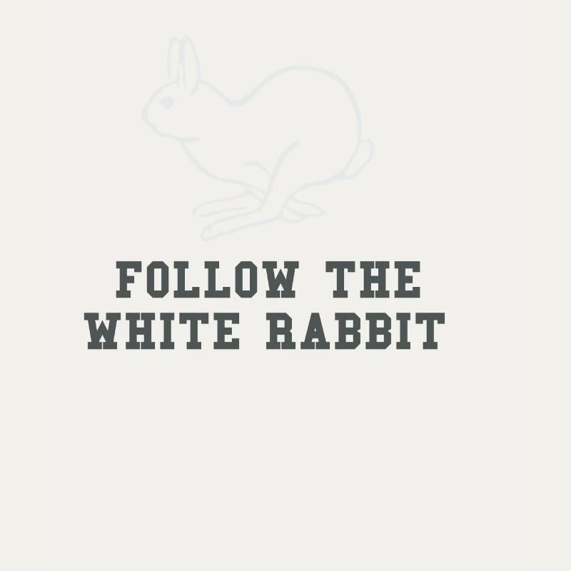 Suis le lapin blanc