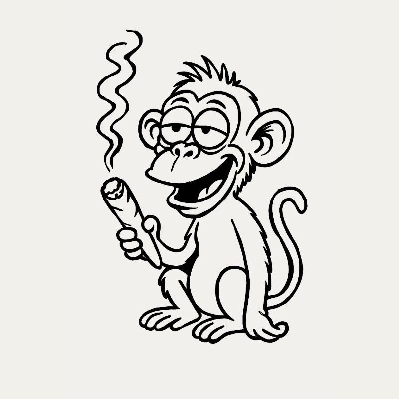 Der Affe peilt ein bisschen anders