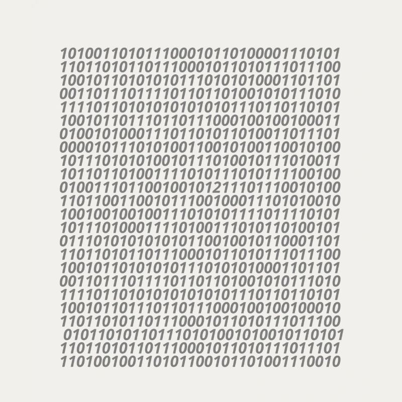 Binary code logo