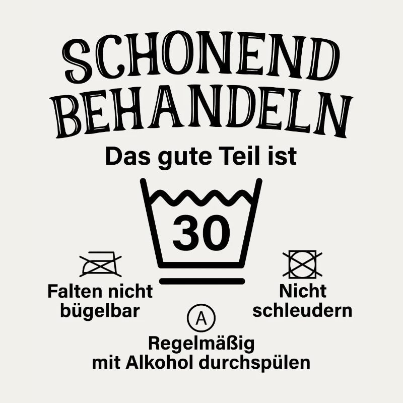 Schonend Behandeln Männer Geschenk 30. Geburtstag