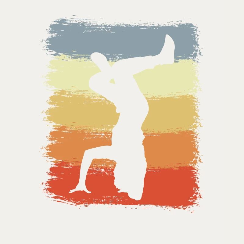 Dessin vintage Breakdancer