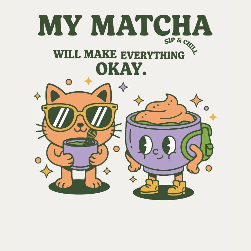 My Matcha Will Make Everything Okay Sip And Chill