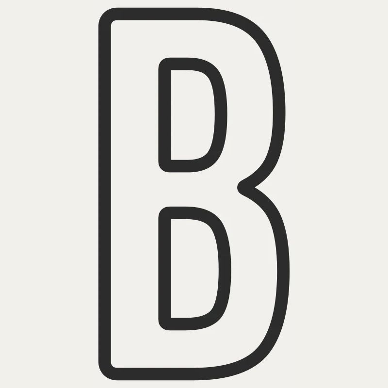 Letter B Typodesign