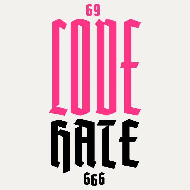 Gothic Neon CODE Vertikal