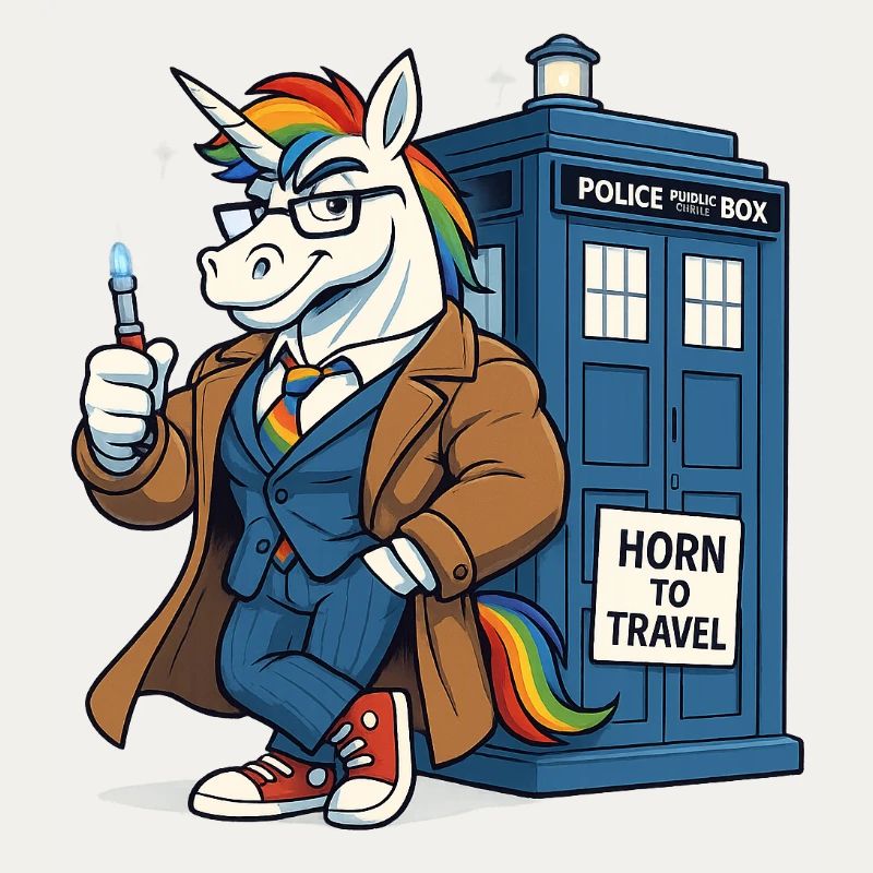 Zeitreisendes Einhorn