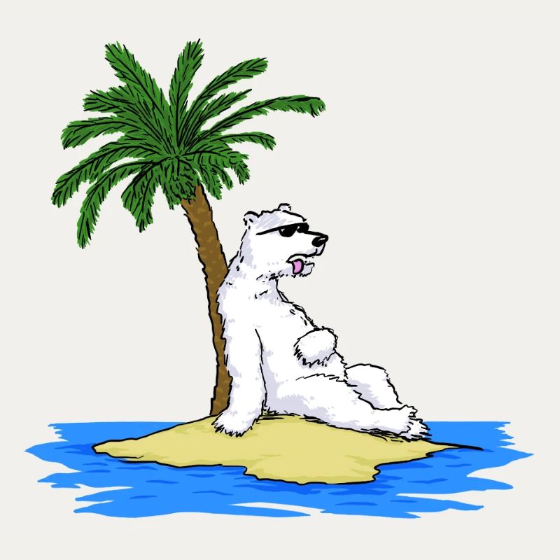 Heißer Eisbär