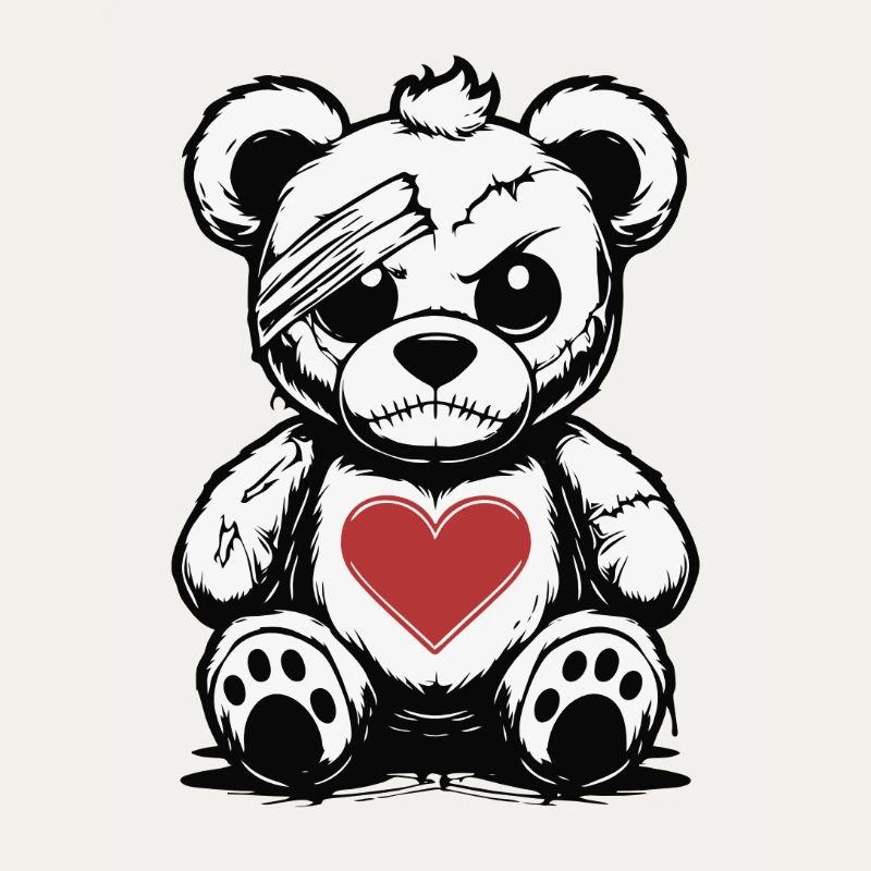 Grumpy Teddy with a good Heart