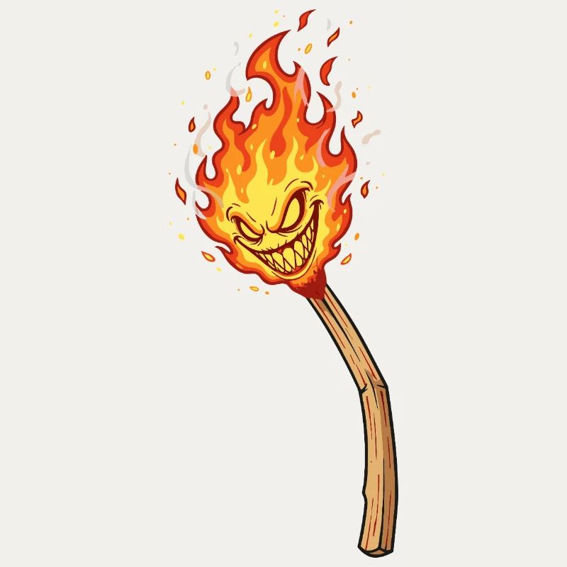 Lodernder Flammenkobold