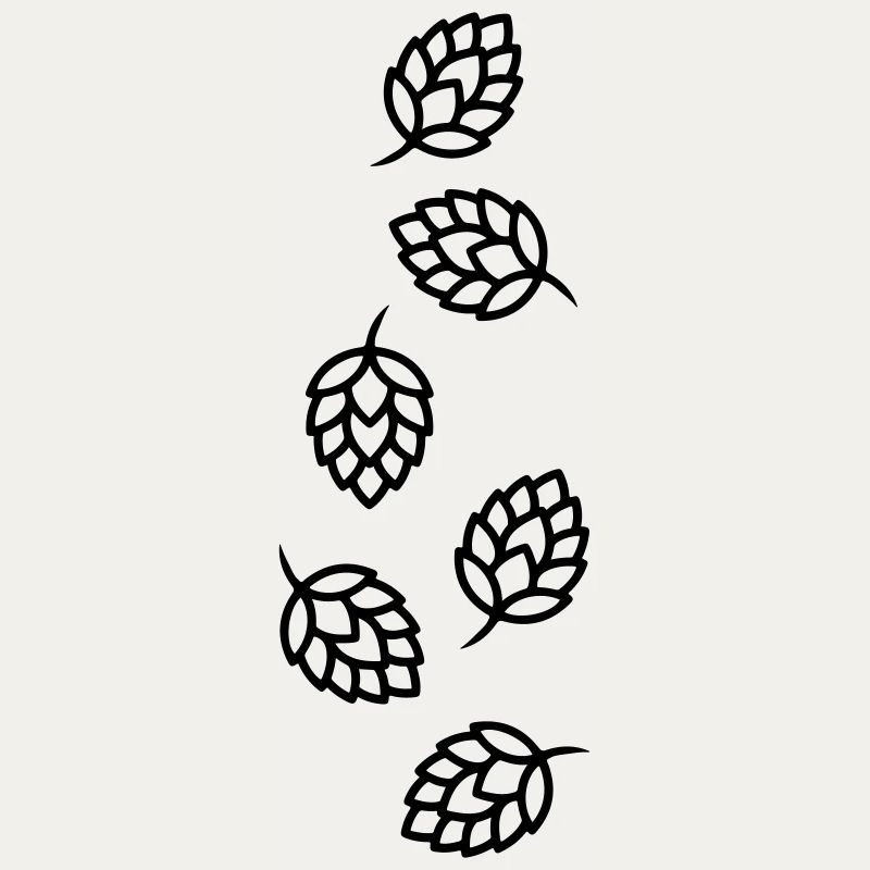 Hops Buds Barley Symbol