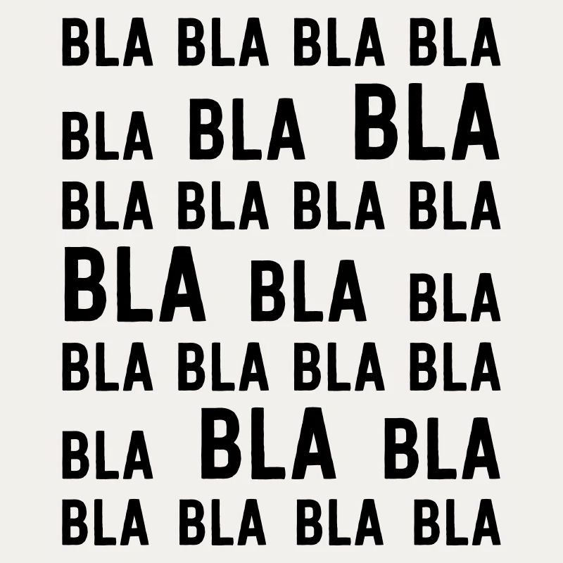 BLA BLA BLA I funny gift idea for women